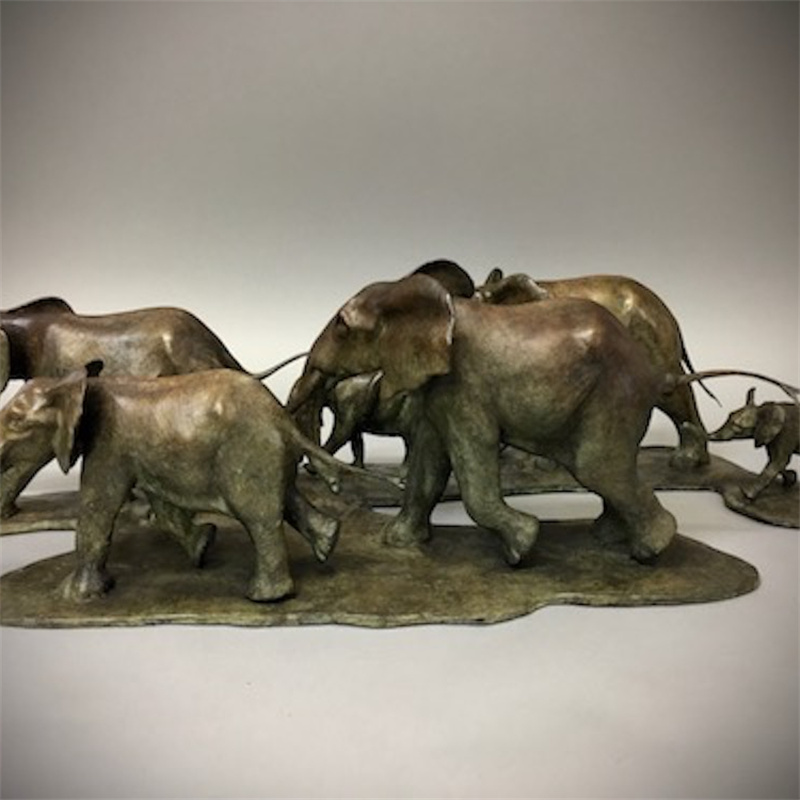Customized animal shaped decorative Handmade Copper sculpture (1)